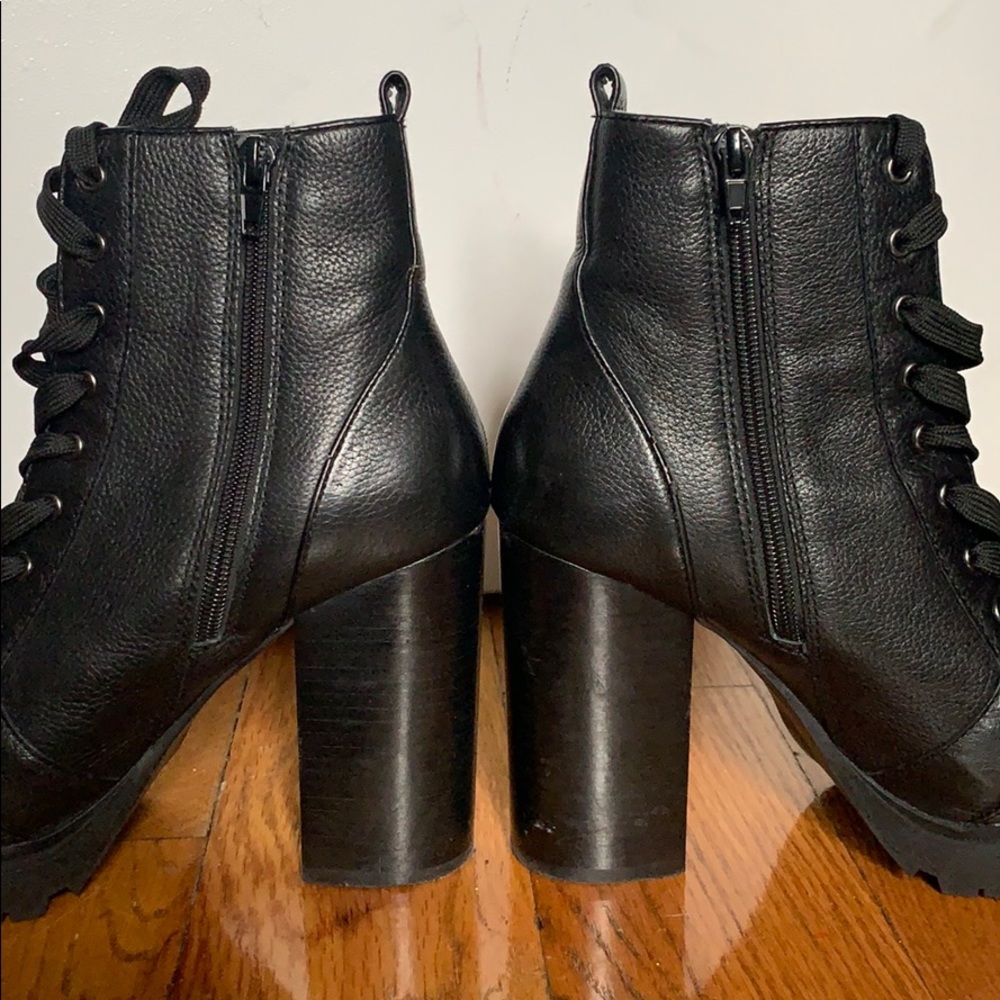 Steve Madden 4 inch thick heeled boots - Picture 3 of 6